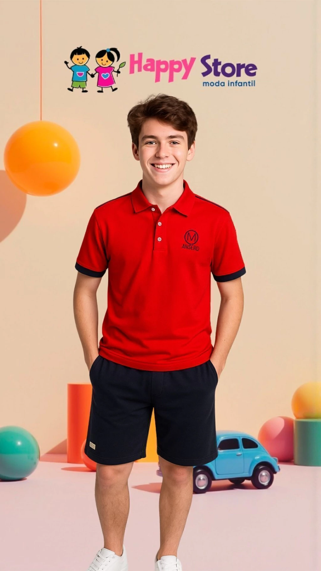 CONJ. ANGERÔ POLO/BERMUDA MOLETINHO (13304)