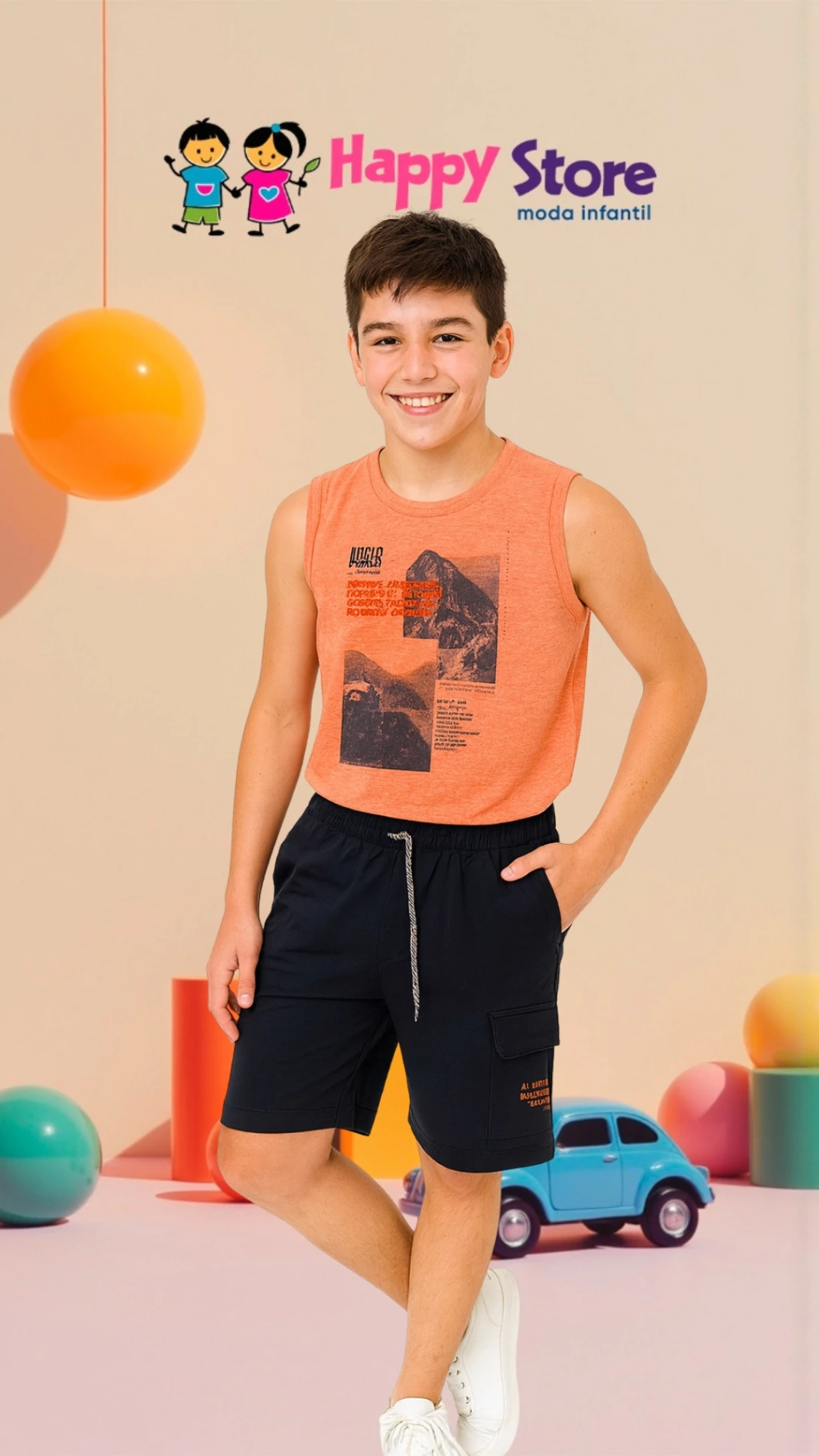 CONJ. ANGERÔ REGATA ANGR/BERMUDA MOLETINHO (13295)