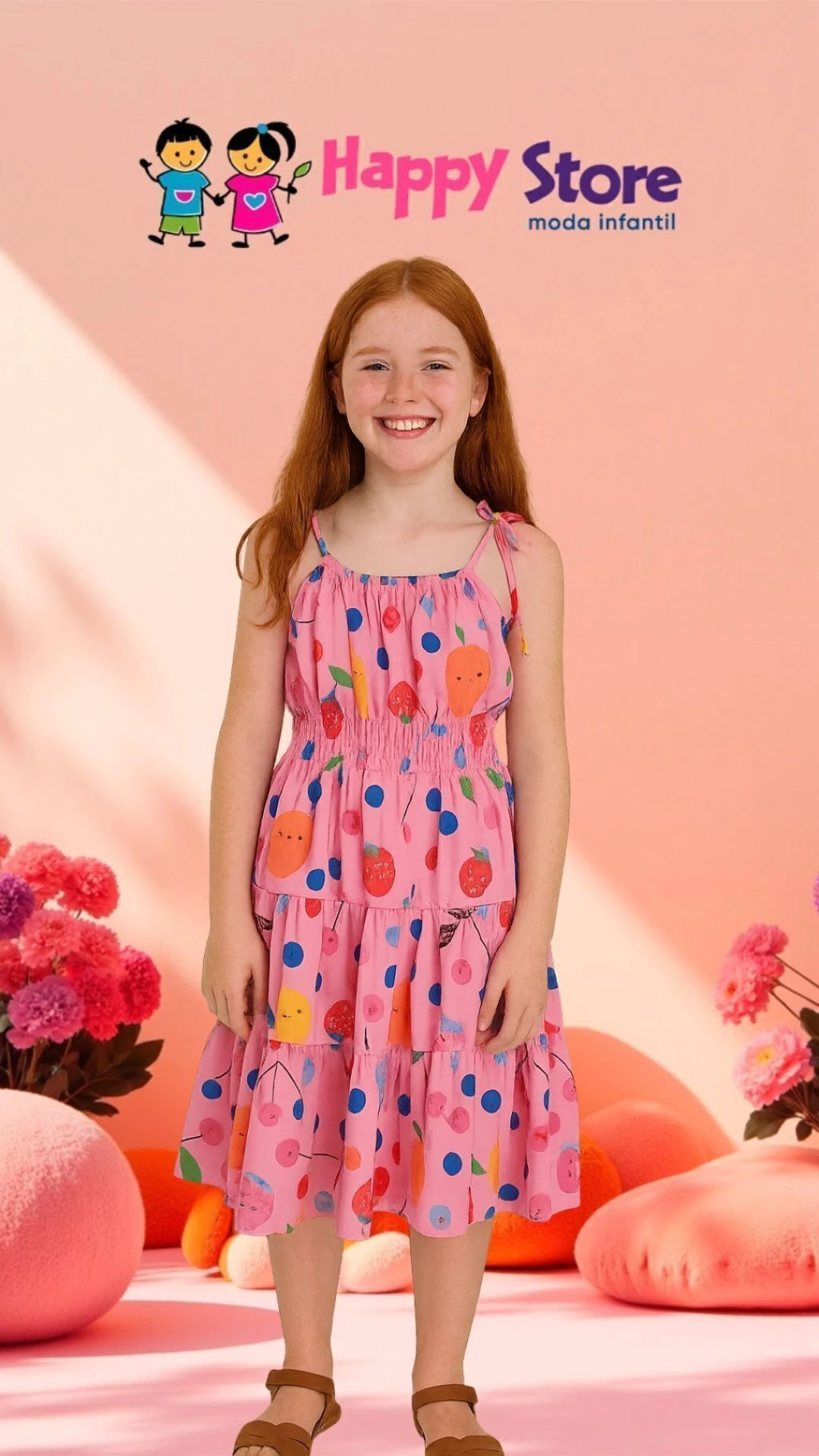 VESTIDO TRÊS MARIAS COLORS (14644)