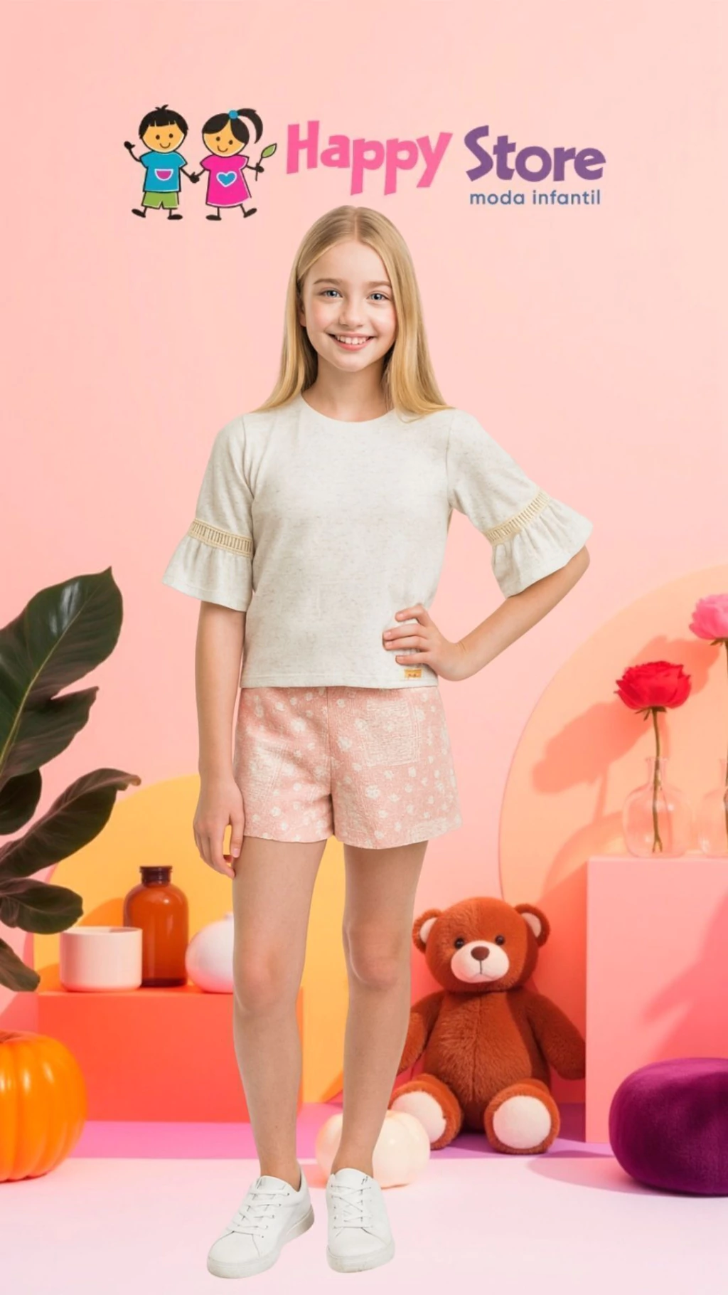 CONJ. RANDA MUNDU BL COTTON ENRRUGADO /SH JACQUARD (14517)