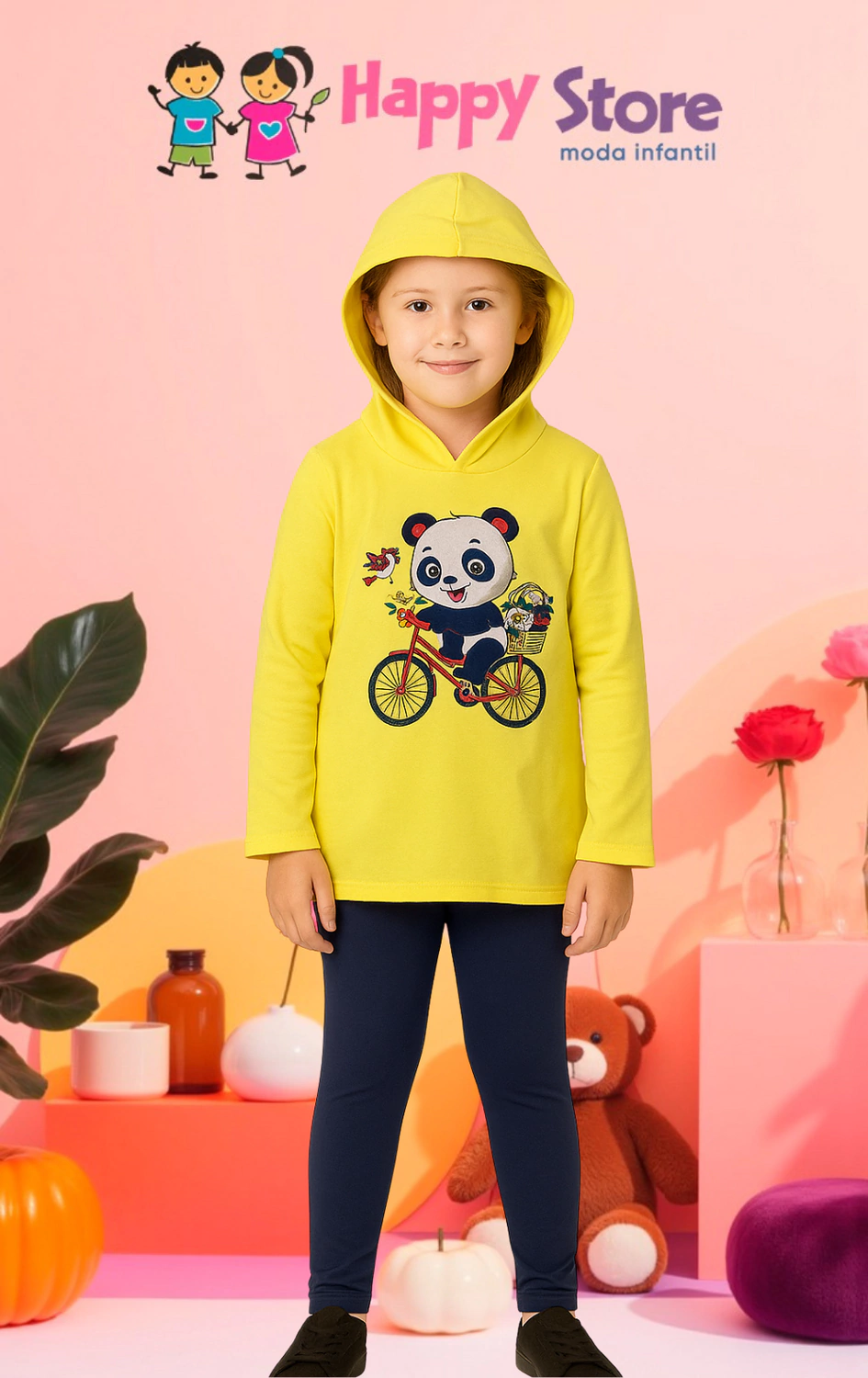 CONJ. PIPA BL. PIPA BICICLETA / CÇ. LEGGING COTTON (14093)