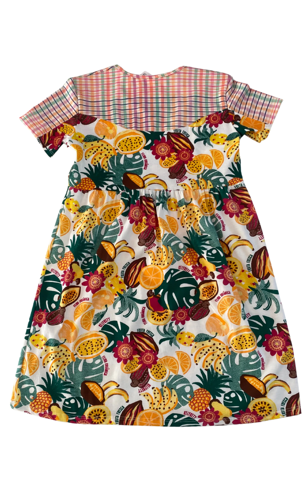 KELY&KETY VESTIDO ESTAMPADO FRUTINHAS (9473)
