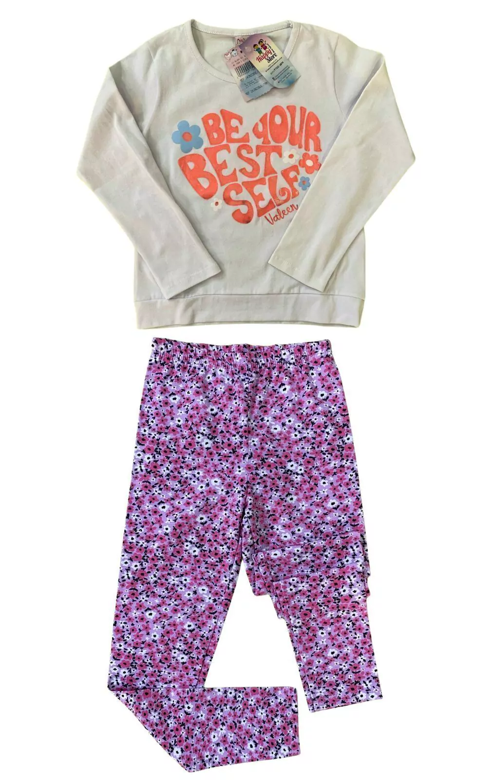 CONJ. VALEEN KIDS BL BE YOUR BEST/ CÇ LEGGIN (11182)