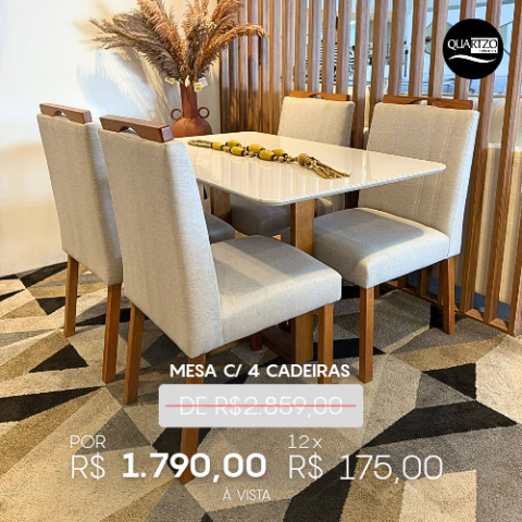 MESA C/ 4 CADEIRAS