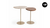 Conjunto de Mesa de Apoio Pétala - CB