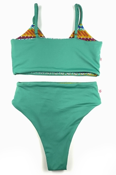 Conjunto Verde Quadriculado - loja online