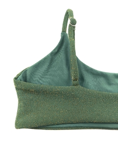 Top Básico Verde Lurex - loja online