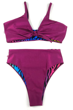 Conjunto Dupla Face Fúcsia Cirrê