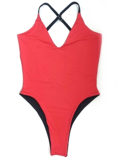 body-maio-dupla face-decote-preto-vermelho