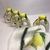 Conjunto 4 Anéis para Guardanapos Cerâmica Lenons 8X2X6cm - casa em decor