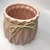Vaso Cerâmica Rosa Decorativo 13x10