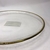 Prato Raso Cristal Chumbo c/Borda Douradas Agate 26cm - casa em decor