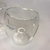 Jogo De 2 Copos Parede Dupla 240ml Em Vidro Borossilicato - casa em decor