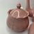 Conjunto 3 Peças De Porcelana Para Chá Fancy Wolff Rosê na internet