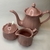 Imagem do Conjunto 3 Peças De Porcelana Para Chá Fancy Wolff Rosê