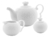 Conjunto Para Chá Bon Gourmet Butterfly Porcelana Branco