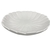 Folha Decorativa de Cerâmica Banana Leaf Branco 19,5x19,5x3cm Lyor