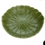 Prato Folha decorativa de cerâmica Lyor Banana Leaf 16x16x3cm verde
