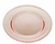 Sousplat 32cm em Cristal Rosa Pearl Wolff