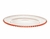 Sousplat 32cm em Cristal Rosa Pearl Wolff na internet