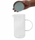 Jarra De Vidro Com Tampa De Bambu 750 Ml Oikos - comprar online