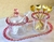 Porta Talher De Cristal Coração Borda Rosa Lyor 8,5cm