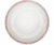 Prato Raso De Jantar 28cm Heart Borda Rosa