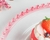 Prato Raso De Jantar 28cm Heart Borda Rosa - loja online