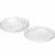 Imagem do Conjunto 4 Pratos de Cristal de Sobremesa Bolinha Wolff 20cm