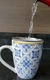 Caneca Com Tampa E Filtro De Porcelana Lisboa Azul 310Ml - Lyor - loja online