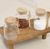 Porta Mantimento Dynasty Vidro com Colher 150ml - casa em decor
