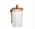 Porta Mantimentos Vidro/colher Taiga Tampa Em Bambu 800ml-dynasty