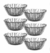 Jogo De 6 Bowls Aurora Vidro 14x6cm Transparente Pasabahce