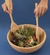 Pegador De Saladas De Bambu De Mãozinha - Oikos - comprar online