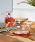 Chaleira de Vidro com Tampa de Bambu Heart 600ml - Wolff - casa em decor
