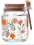 Porta Mantimento Redondo De Lyor Flora Vidro Com Tampa 240ml - comprar online