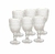 Conjunto 6 Taças De Água De Vidro 320ml C/ Fio Dourado Brand - comprar online