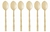6 Colheres Para Sobremesa Lyor Bambu 15,2xm Elegant Champanhe - comprar online