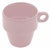 Xícara Em Porcelana Rosa 90ml Empilhável para Chá Café - comprar online