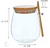 Pote De Vidro Com Tampa E Colher De Bambu Style 750 Ml na internet