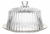Queijeira Lyor Radial De Cristal Com Tampa E Fio De Ouro - comprar online