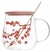 Caneca de Vidro Borossilicato com Tampa e Colher Sakura 500ml - Wolff - comprar online