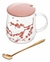Caneca de Vidro Borossilicato com Tampa e Colher Sakura 500ml - Wolff na internet