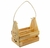 Porta Garrafas Woodart Pinus de Madeira Dia dos Pais 28cm Natural