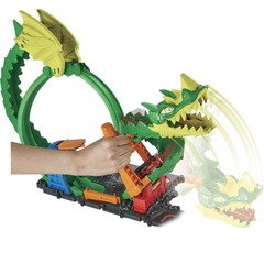 Imagem do Pista Hot Wheels City Dragon Drive Firefight - Hdp03 -mattel