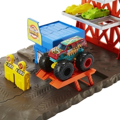 Hot Wheels Monster Trucks Estação Explosão - Mattel - comprar online