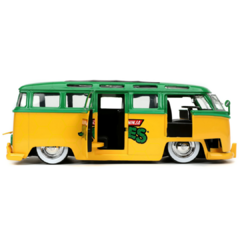 1962 VW Kombi Tartarugas Ninja Com Boneco Leonardo Jada 1/24 - loja online