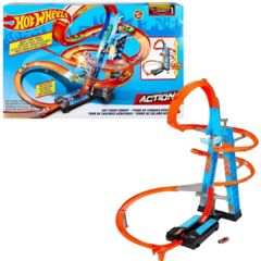 Pista Hot Wheels Torre De Colisao Aerea Mattel GWT39
