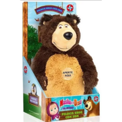 Urso De Pelúcia Com Som Personagem Masha E O Urso - Estrela