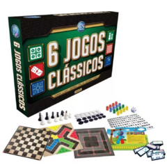 Jogos Clássicos 6 X 1 Dama Xadrez Ludo Trilha Forca Domino